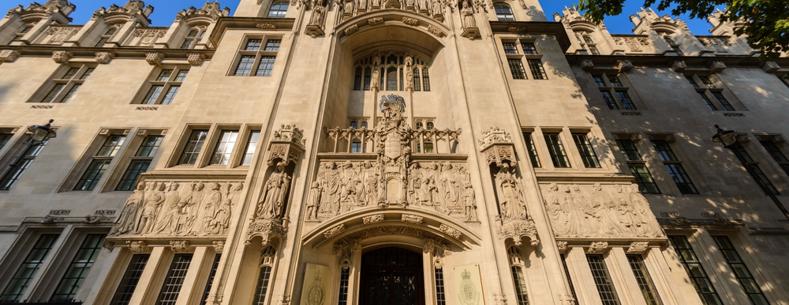 Prif ddelwedd yr erthygl yw llun o’r Goruchaf Lys.