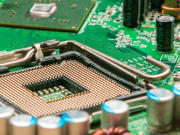 Llun o fwrdd cylched