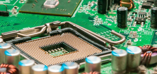 Llun o fwrdd cylched