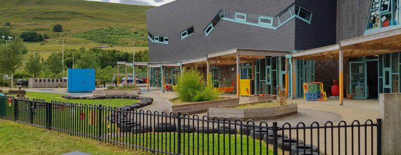 Dyma lun o adeilad ysgol