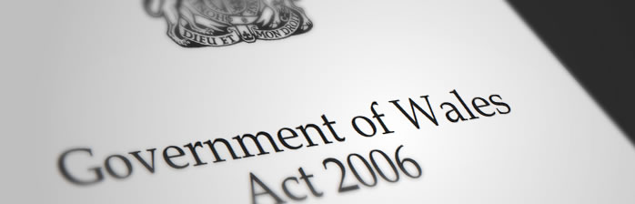 Graphic of Government of Wales Act 2006 