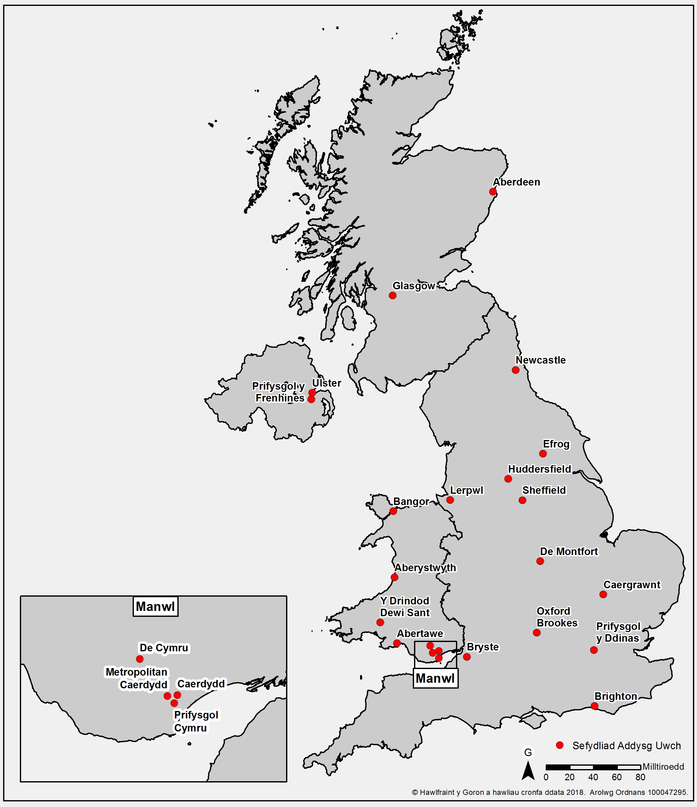 Map - Welsh